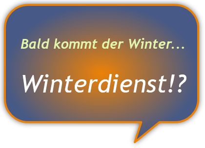Bald kommt der Winter...