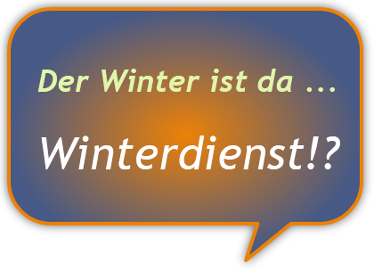 Der Winter ist da ...